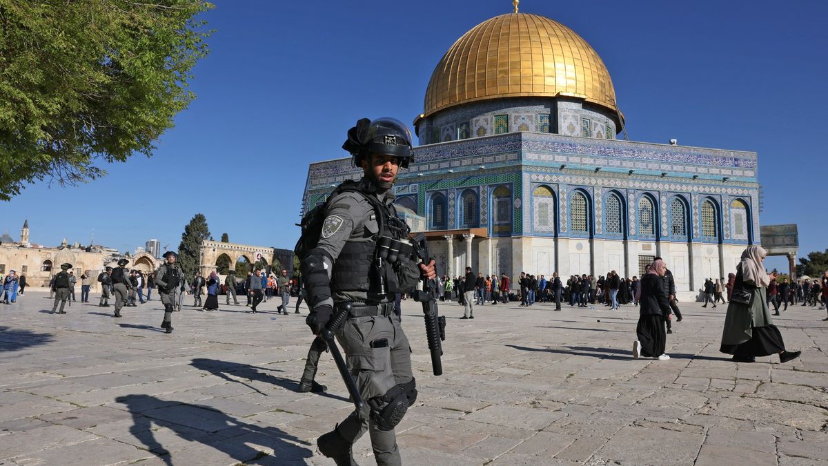 Izraelská policie vstoupila do areálu mešity Al-Aksá v Jeruzalémě